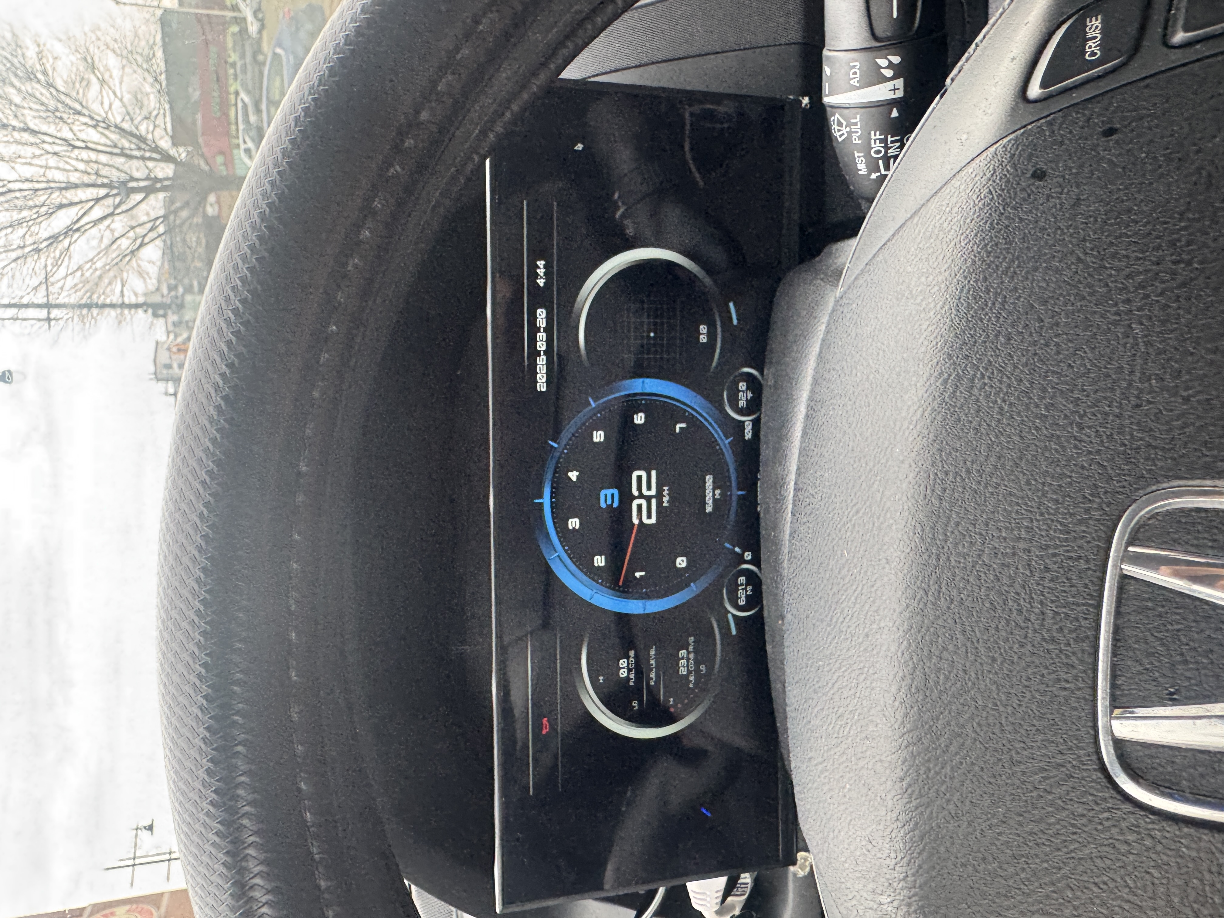 CR-V dash screen project