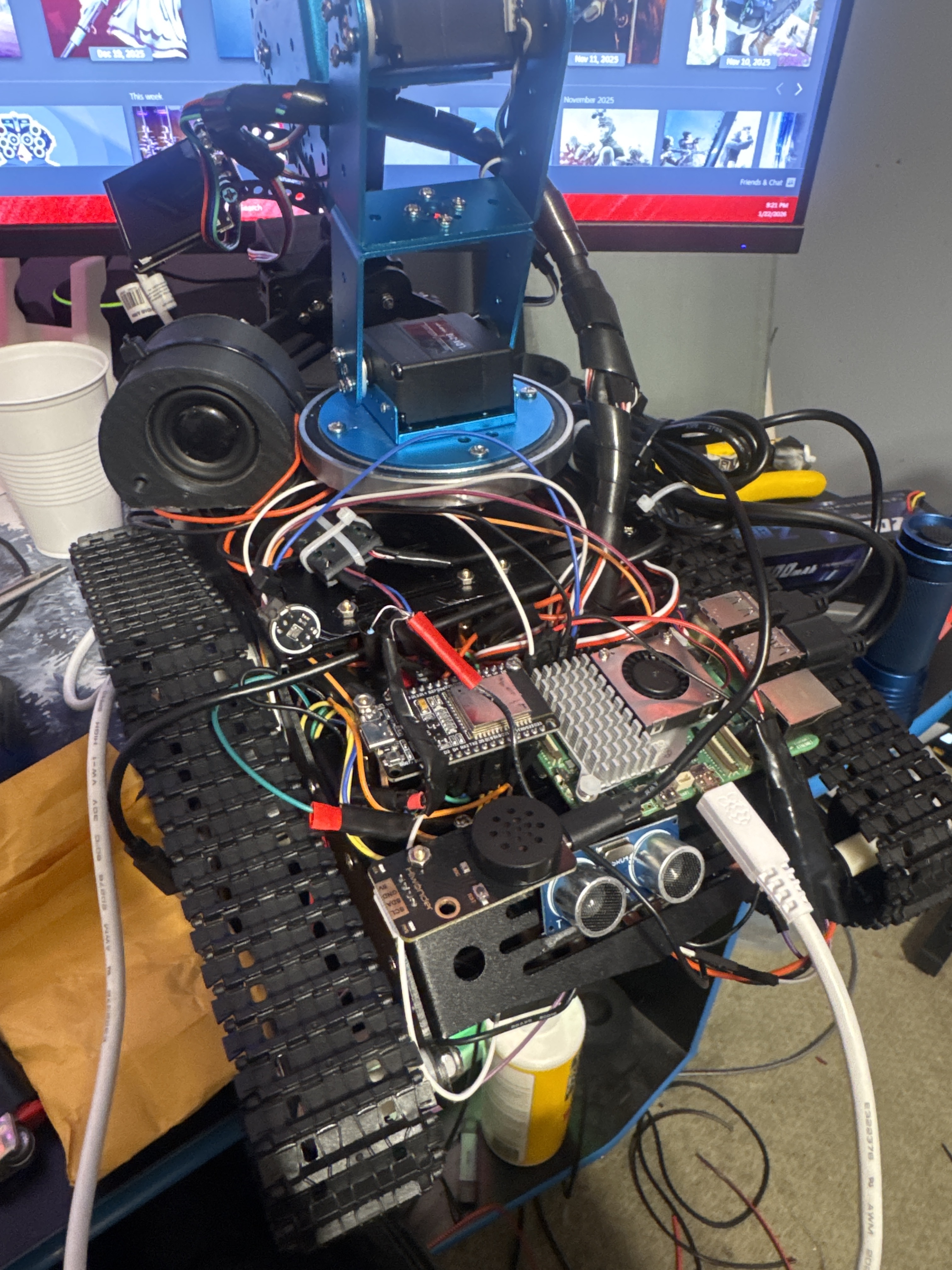 Tracked robot arm project